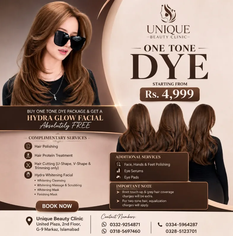 One Tone Dye — from Rs. 4,999